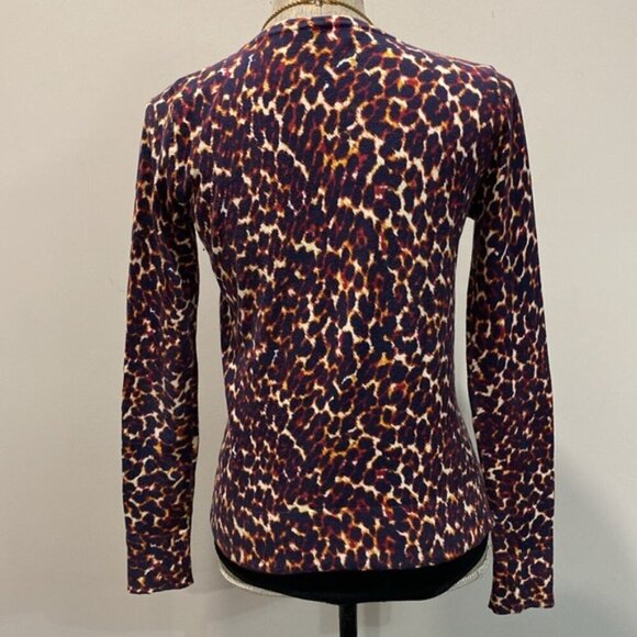 Animal Print Sweater Cardigan - Picture 11 of 15